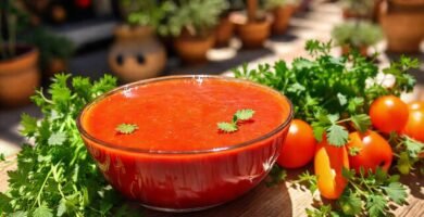 Gazpacho rojo fresco