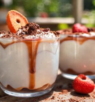 Yogur con cacao: dulce y simple