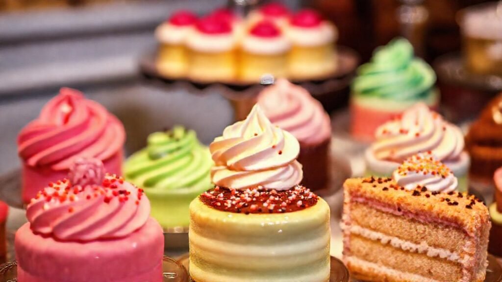 Postre elegante y apetitoso en primer plano