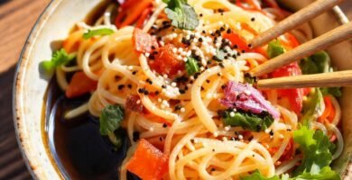 Ensalada de pasta fría