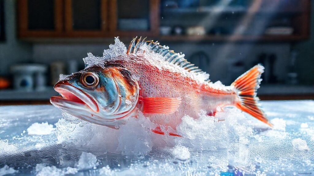 El hielo en el pescado revela ciencia