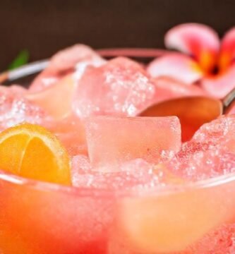 Gelatina asiática colorida