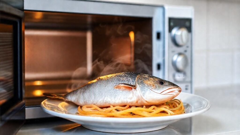 Un plato de pescado caliente y apetitoso