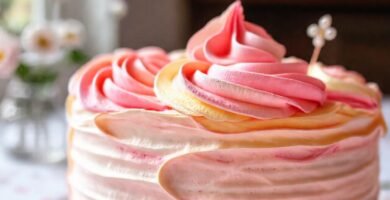 Un pastel vibrante y elegante se presenta
