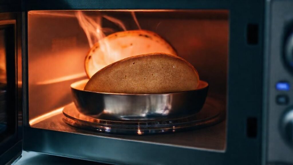 Tostada al microondas