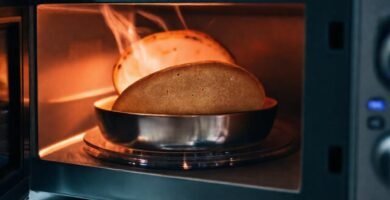 Tostada al microondas