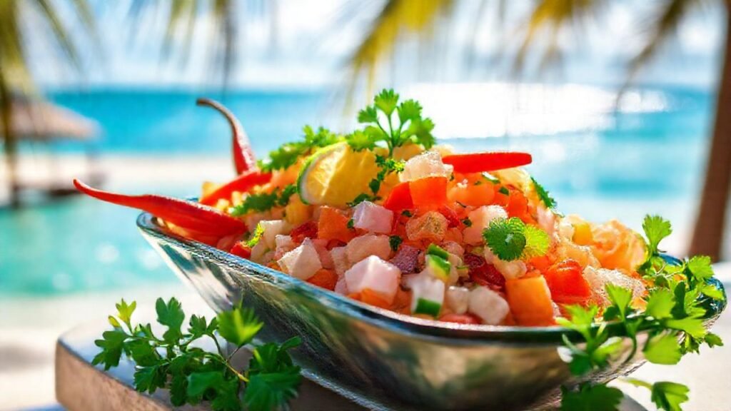 Ceviche tropical vibrante