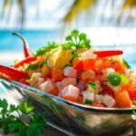 Ceviche tropical vibrante