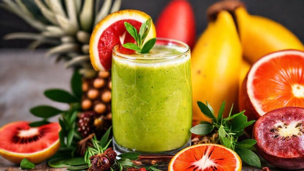 Batido tropical exótico