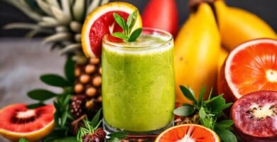 Batido tropical exótico