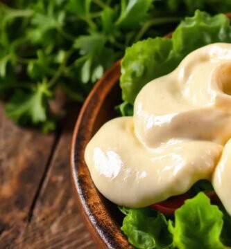 Una mesa rústica exhibe una ensalada apetitosa