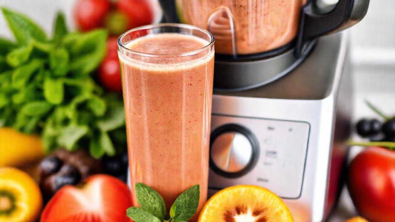 Batido vibrante, Thermomix, fruta fresca, rápido