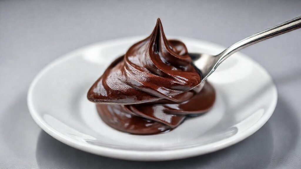 Mousse de chocolate oscura