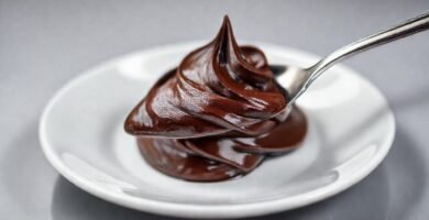 Mousse de chocolate oscura