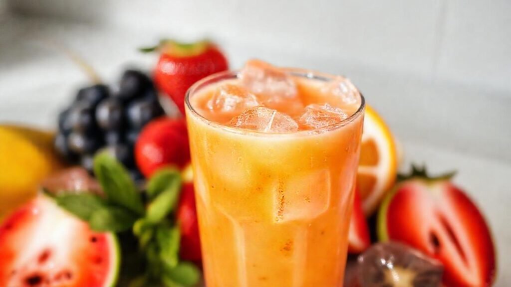 Un batido refrescante