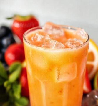 Un batido refrescante