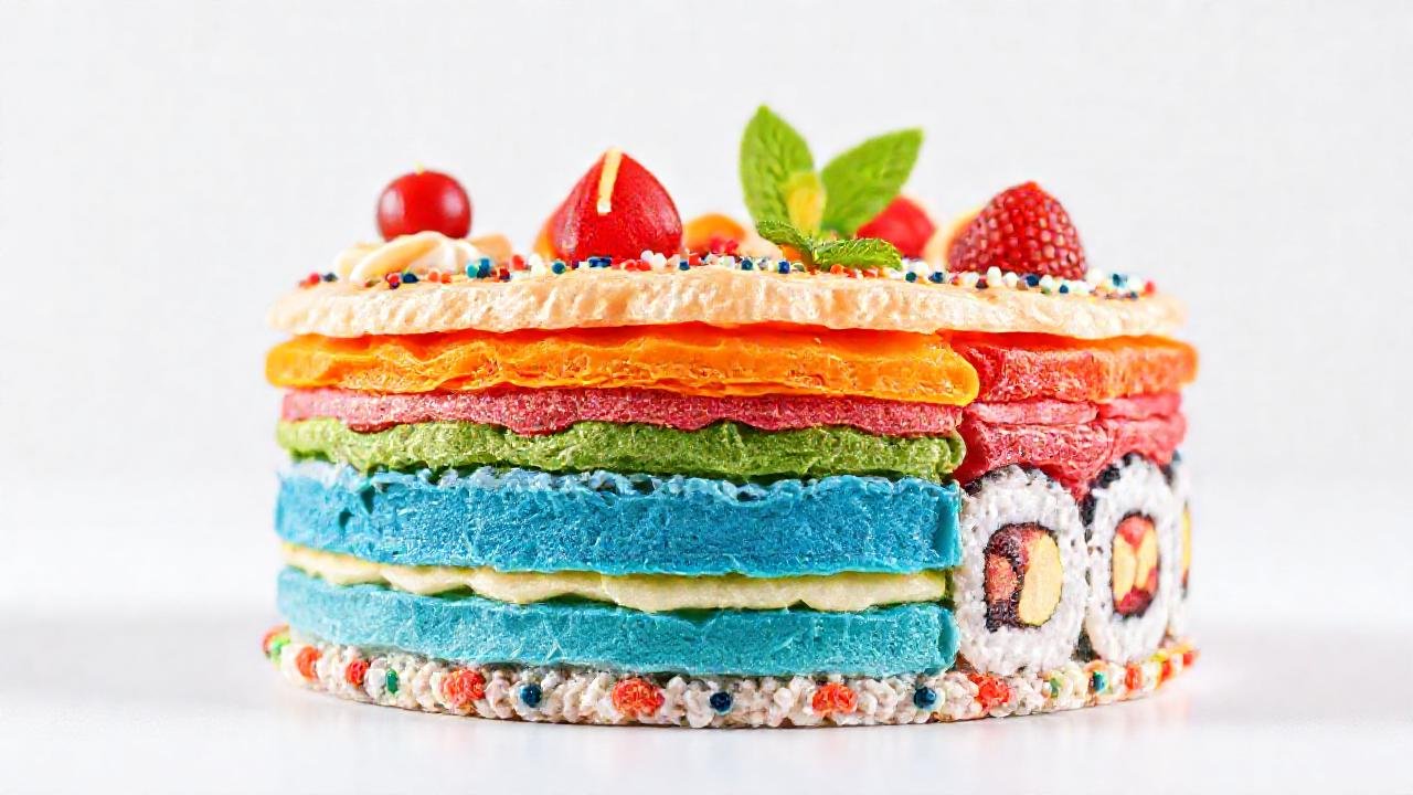 Un festín visual colorido y delicioso