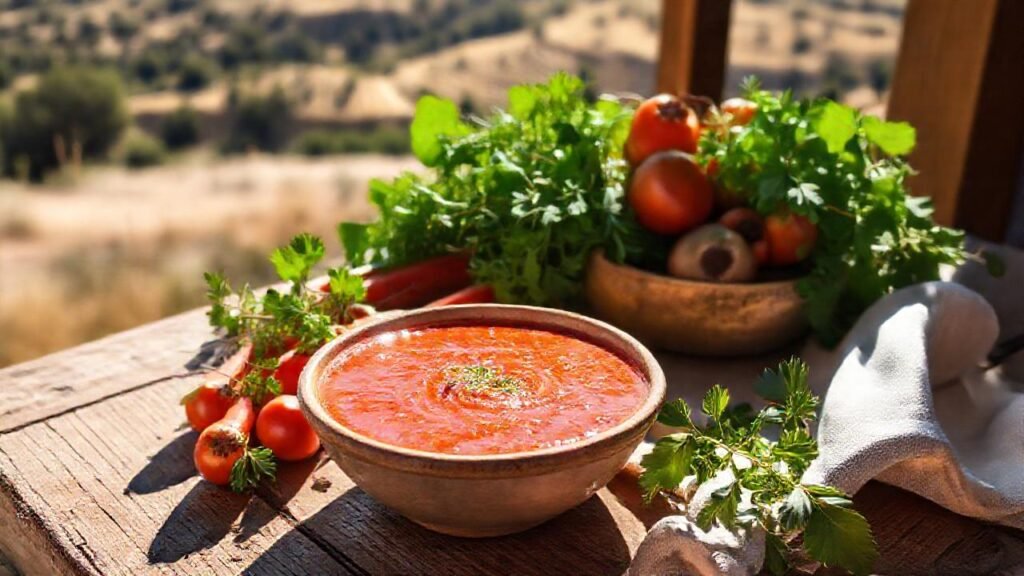 Gazpacho and Andalucía brillan en detalle