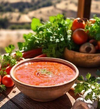 Gazpacho and Andalucía brillan en detalle