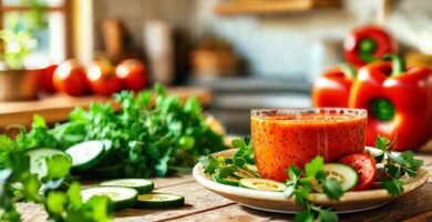 Gazpacho rojo fresco