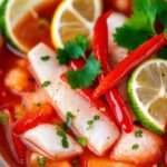 Ceviche picante: color