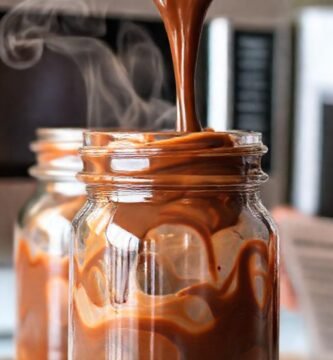 Chocolate derretido y dulce alegría