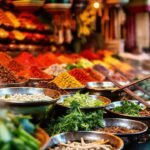 Mercado asiático: aromas y colores vibrantes