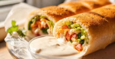 Rolls veganes frescos