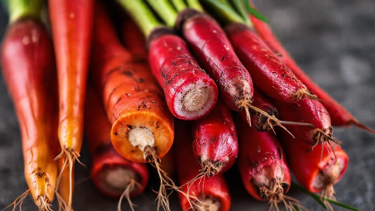 Raíces filipinas vibrantes para sushi