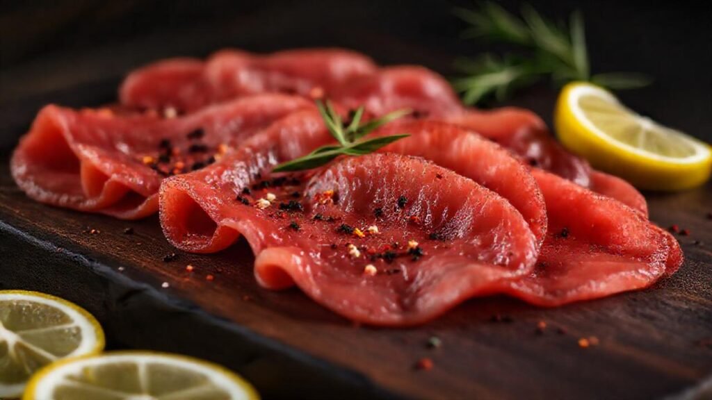 Carne cruda elegante