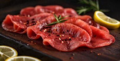 Carne cruda elegante