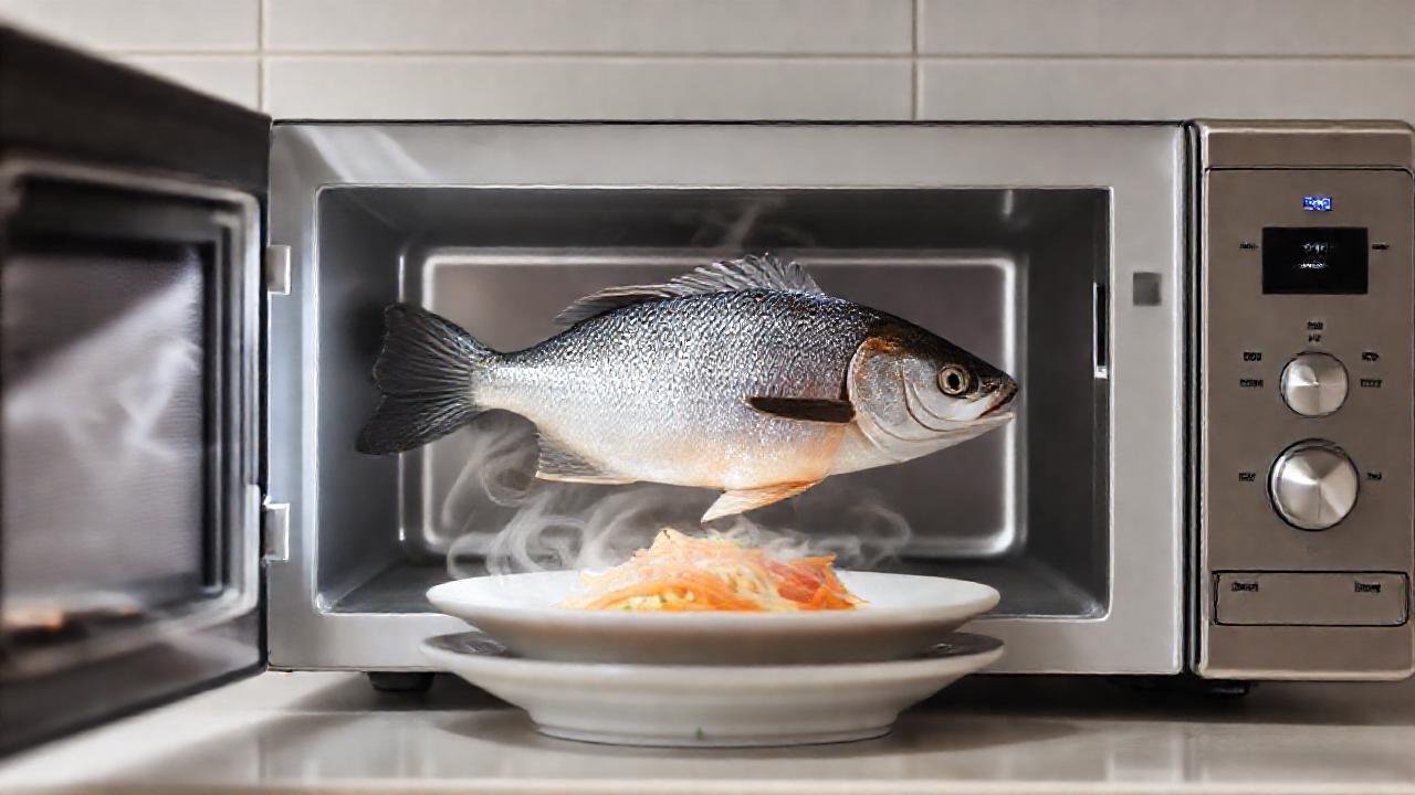 Un plato de pescado caliente, sencillo y apetitoso