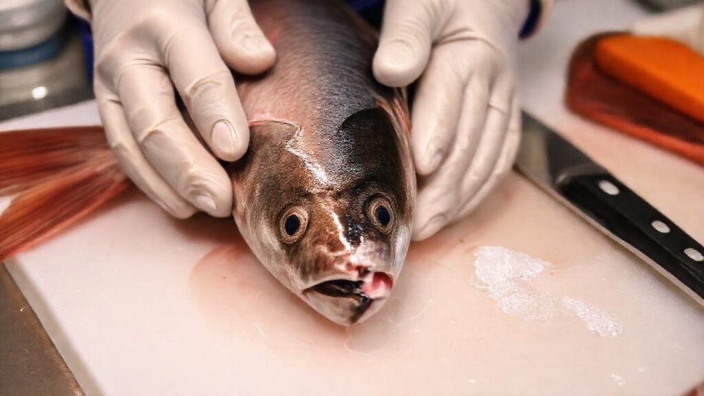 Preparación de pescado: higiene y precaución
