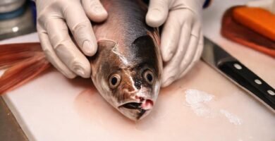 Preparación de pescado: higiene y precaución