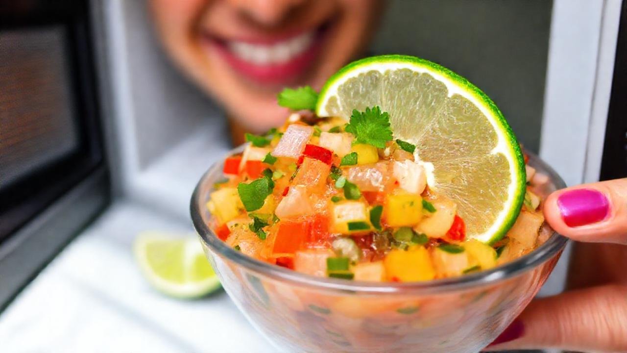 Ceviche rápido y vibrante para alegrar