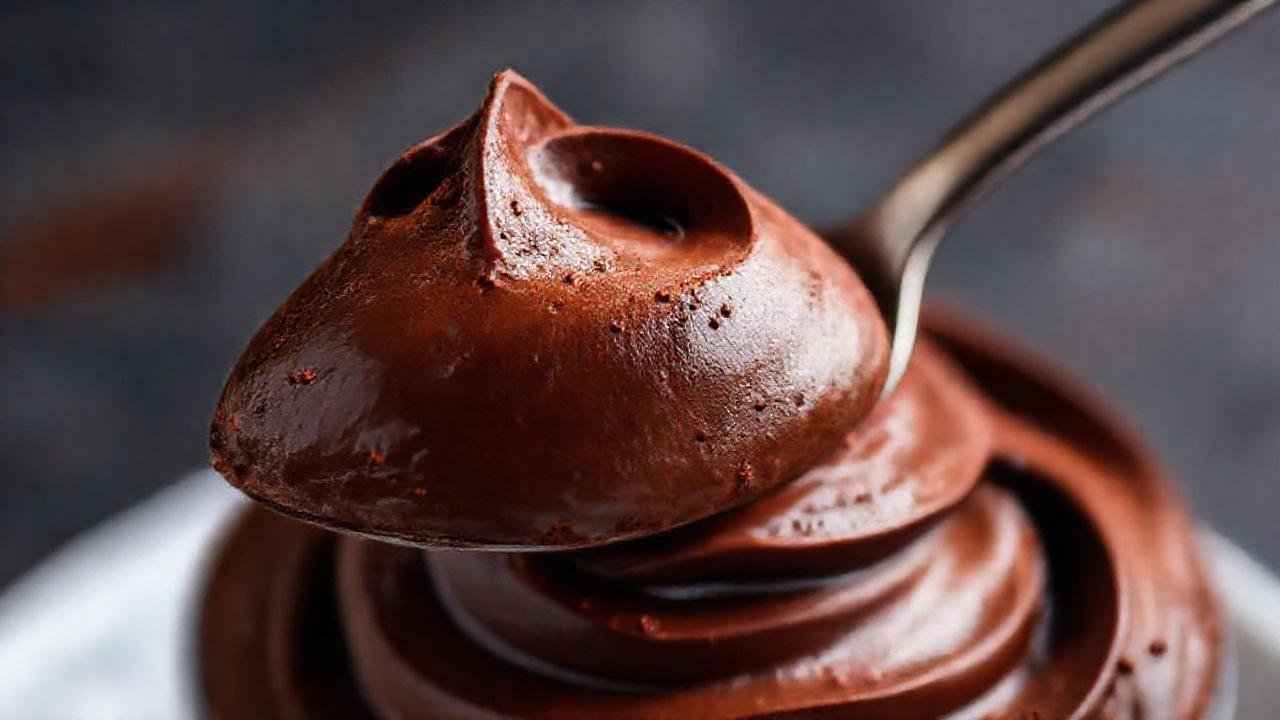 Mousse de chocolate oscuro: invitación a la textura