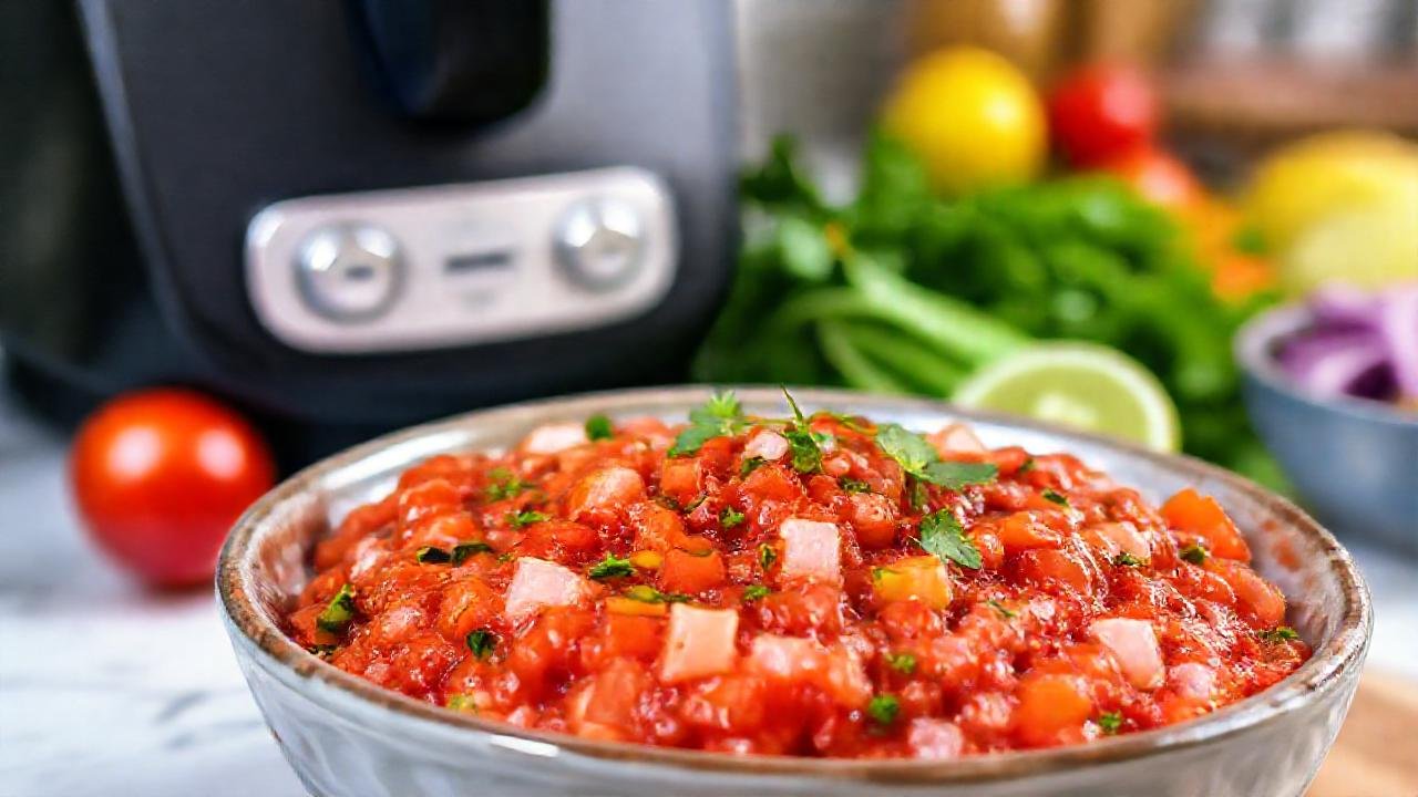 Una vibrante salsa, texturas frescas y cocina
