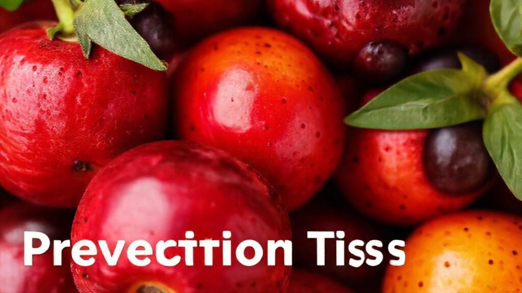 Fruta madura: prevención