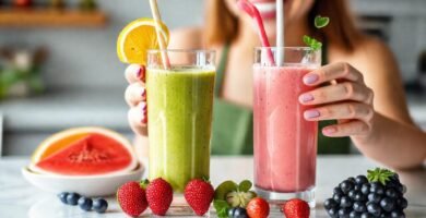 Batido vibrante: salud y rapidez