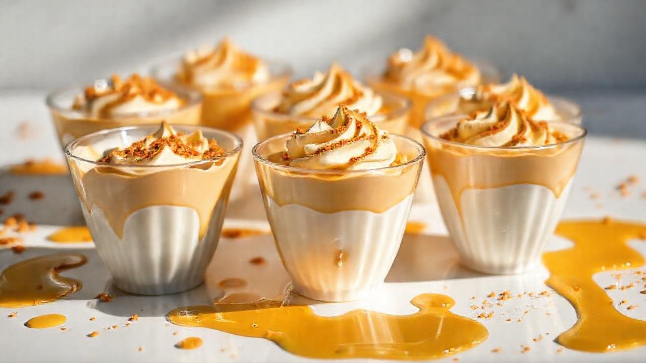 Postres dorados: un caos delicioso y cautivador