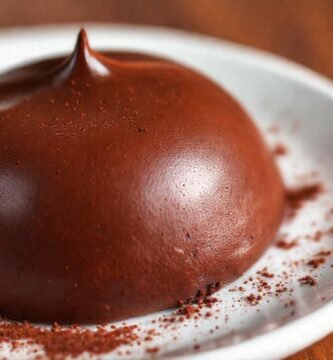 Mousse de chocolate: elegante y decadente
