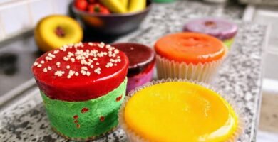 Postres coloridos y fáciles de hacer