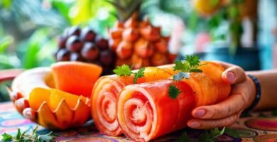 Frutas tropicales frescas